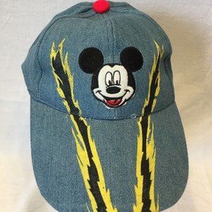Disney Mickey Mouse Kids Baseball Hat Hook and Loop Ball Cap